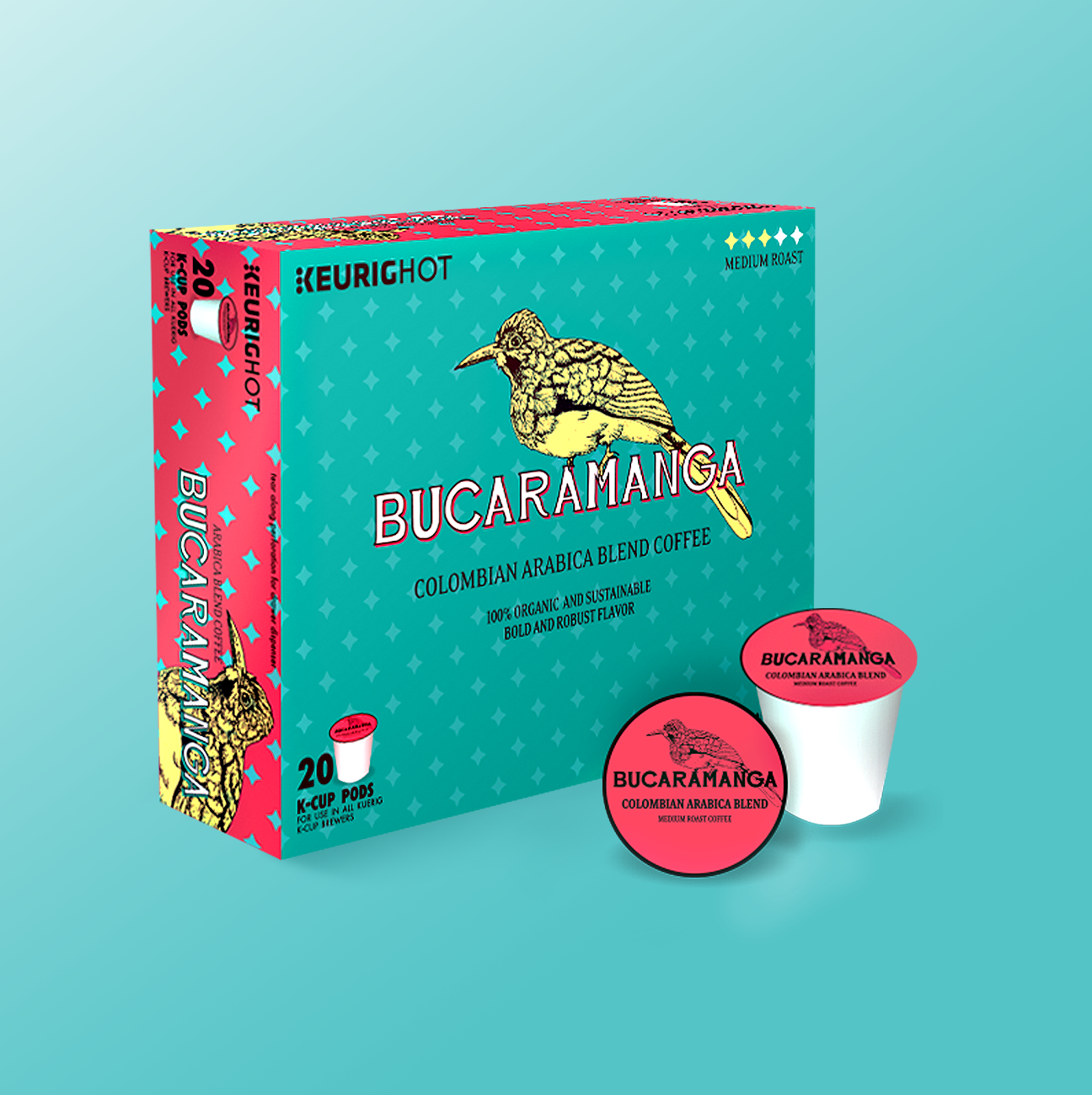 Bucaramanga Coffee Box Mockup