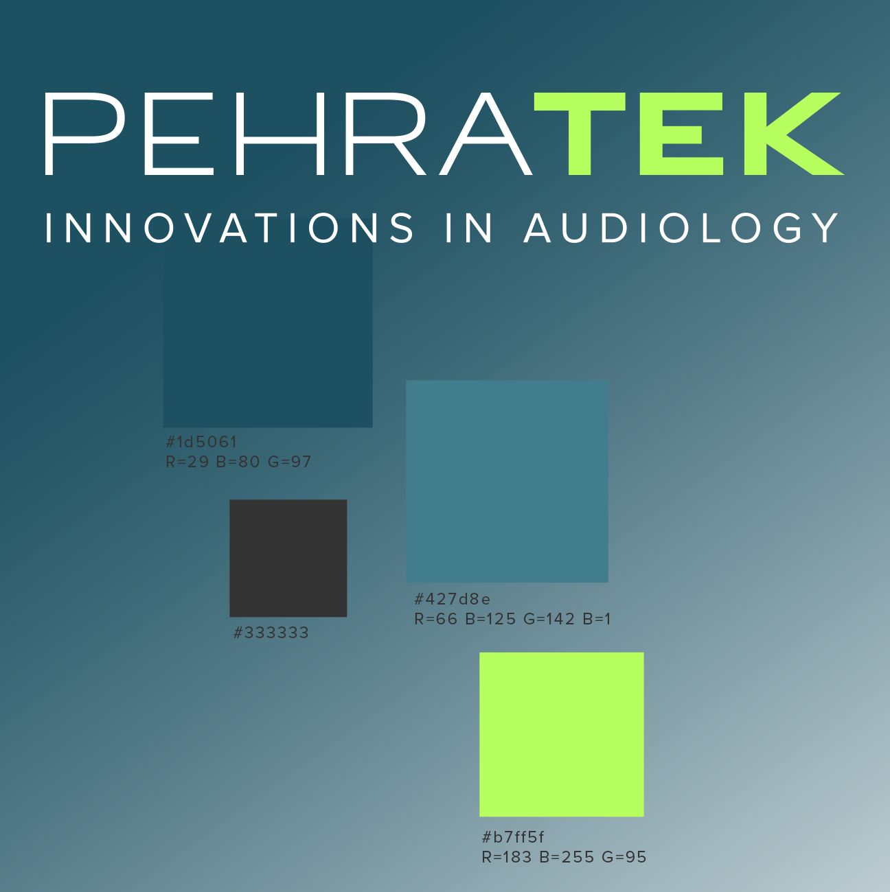 Pehratek Logo and Color Scheme